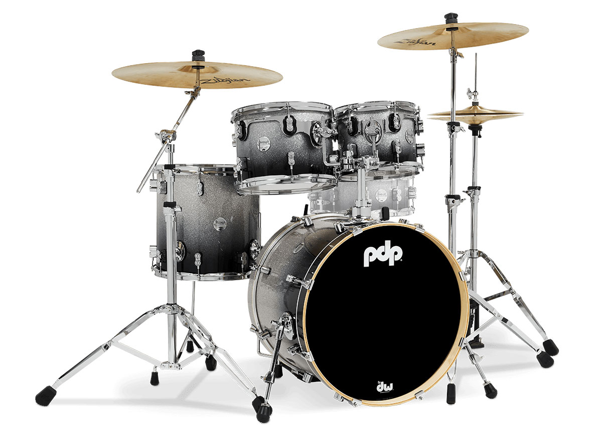 PDP BY DW FUSION 20 CONCEPT MAPLE SILVER TO BLACK FADE