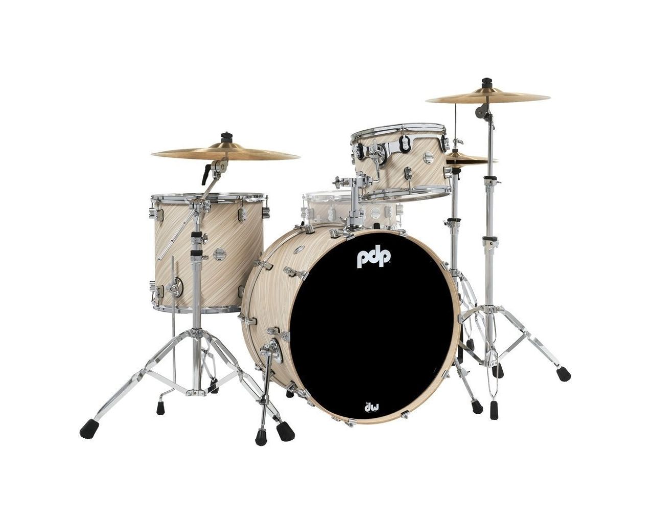 PDP BY DW SHELL SET CONCEPT MAPLE FINISH PLY ROCK KIT 24