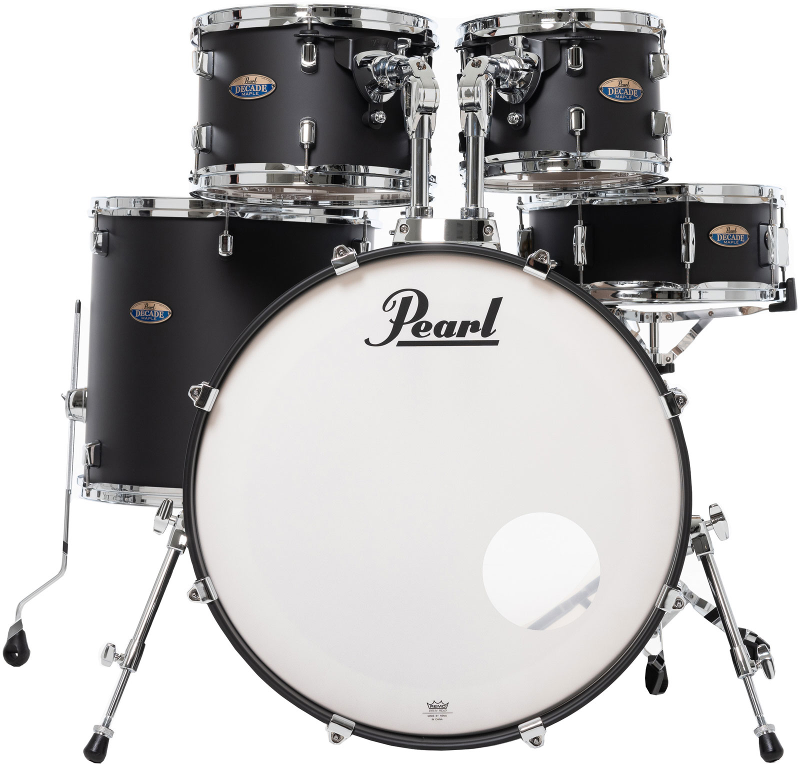 PEARL DRUMS DECADE MAPLE STAGE 22 SATIN SLATE BLACK