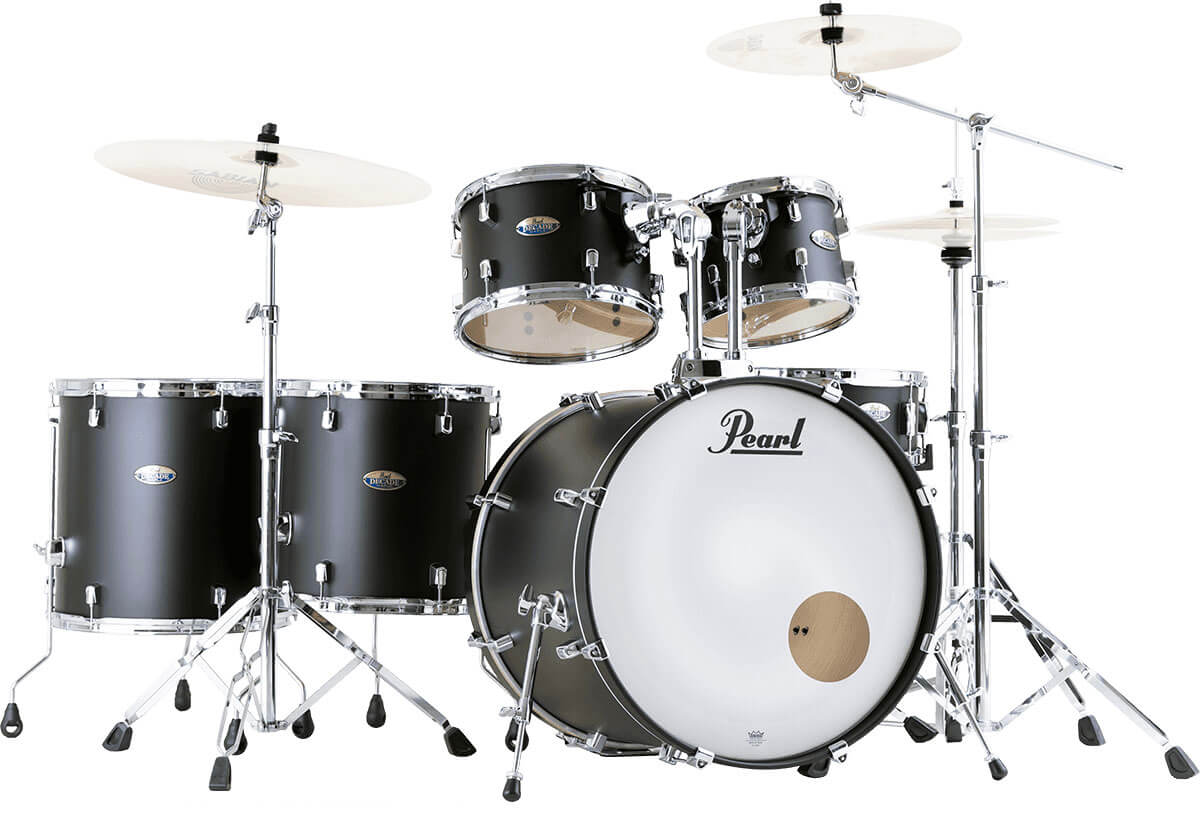 Pearl Drums Decade Maple Studio Rock 22 Satin Slate Black