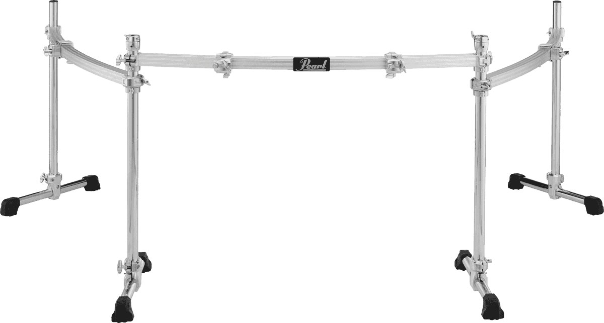 PEARL DRUMS HARDWARE DR513C - CURVED DRUM RACK 3 BARS + CLAMPS