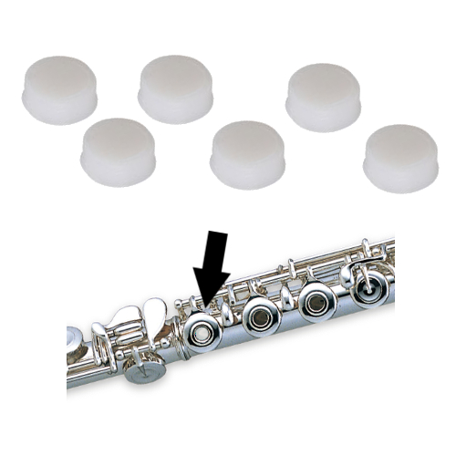 PEARL FLUTE PP005 - Bouchons De Cles Silicone Pour Flute (X6)