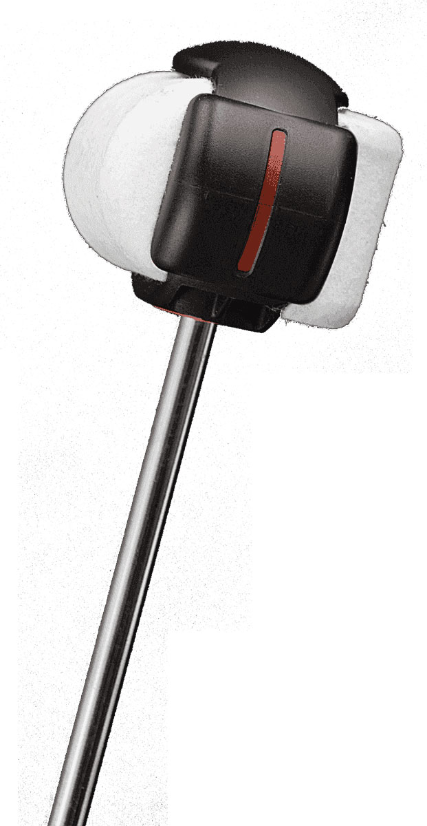 PEARL DRUMS HARDWARE B-250QB - BASS DRUM BEATER FELT/PLASTIC 4 SIDES 