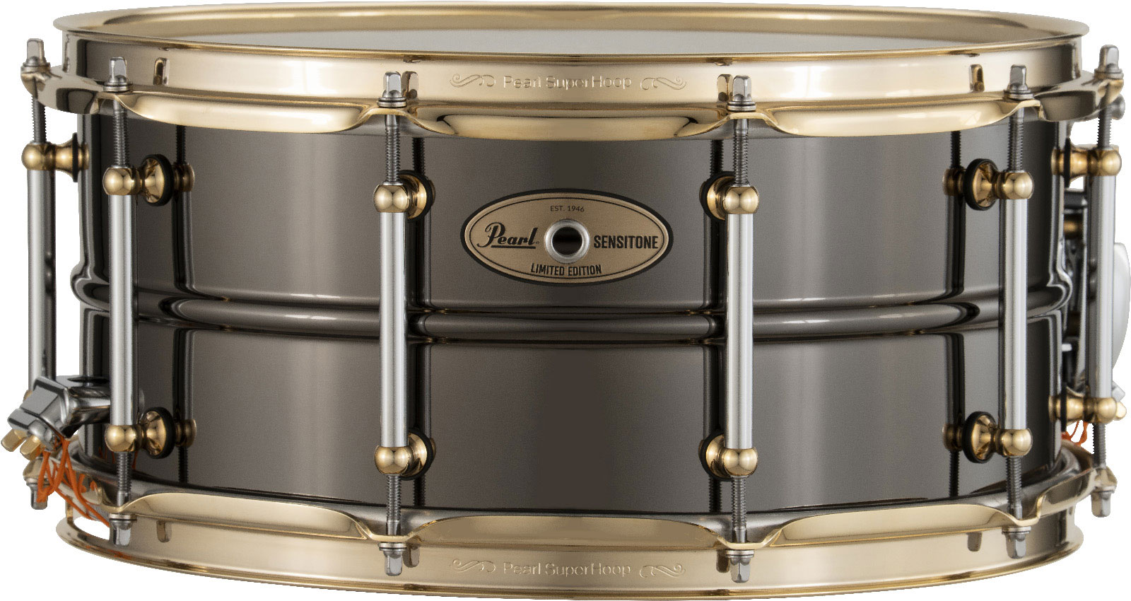 PEARL DRUMS Sensitone Snaredrum Black Nickel Brass 14 x 6,5