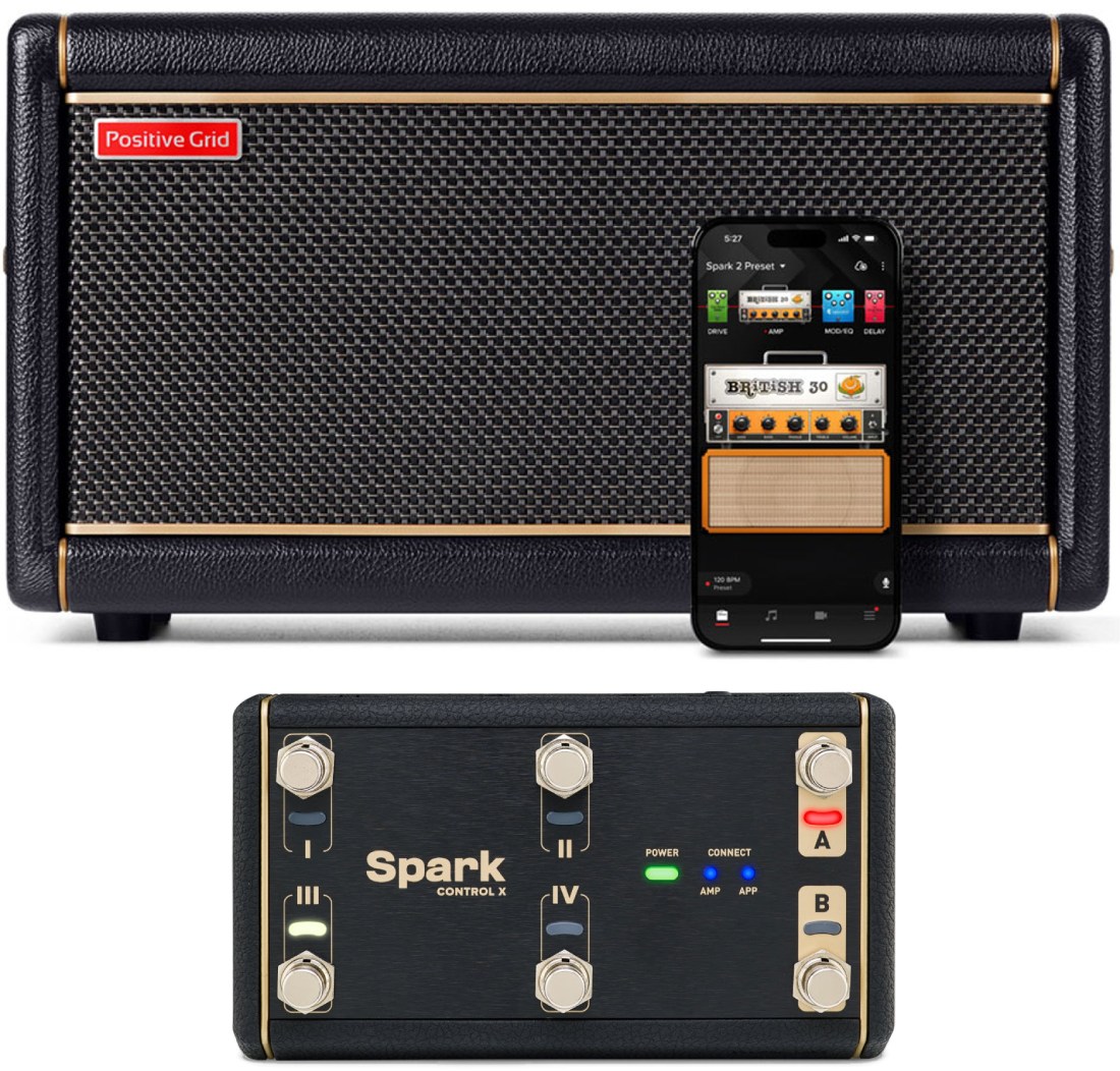 POSITIVE GRID Spark 2 + Control X Footswitch Bundle