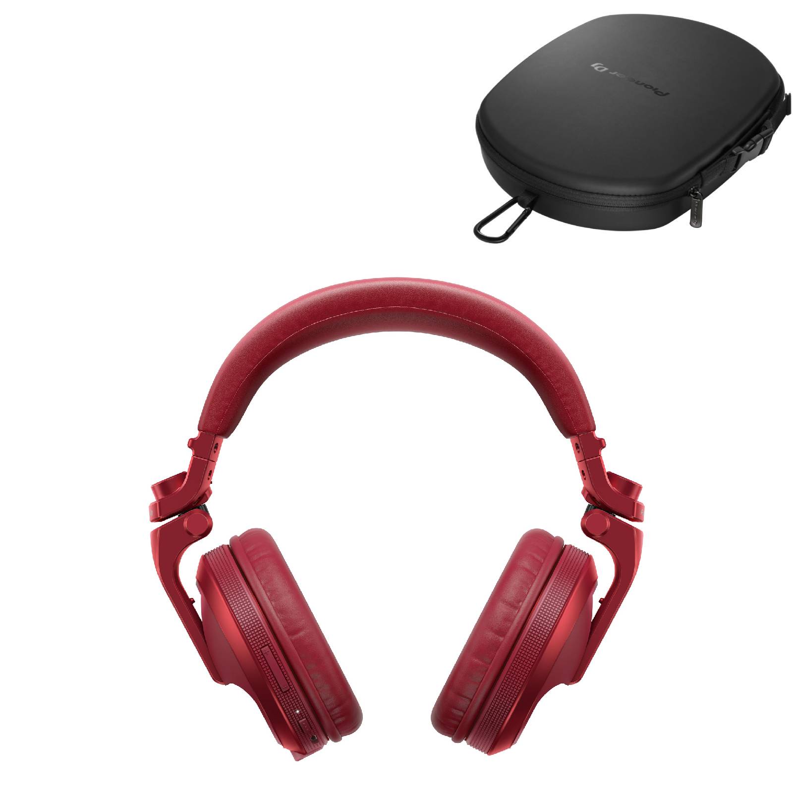 PIONEER DJ Pack HDJ-X5BT-R (rouge) + Etuis HDJ-HC02