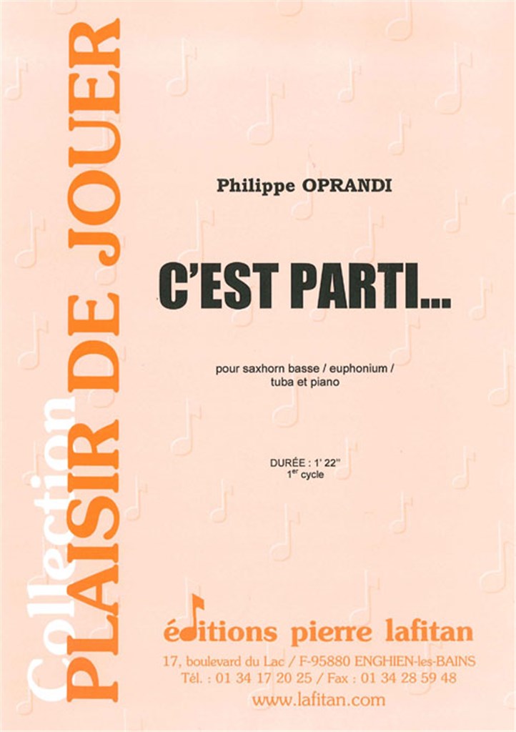 LAFITAN Oprandi Philippe - C'est Parti - Tuba & Piano