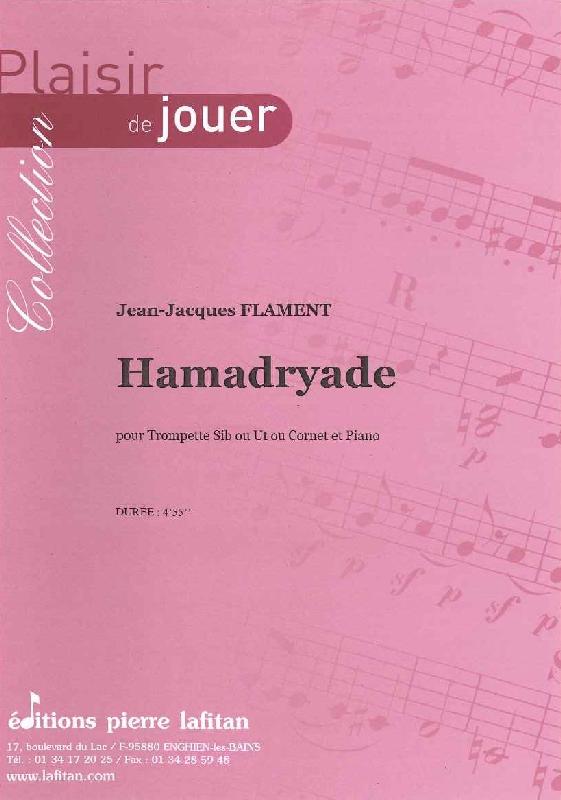 LAFITAN Flament Jean-Jacques - Hamadryade - Trompette Sib Ou Ut, Ou Cornet Et Piano