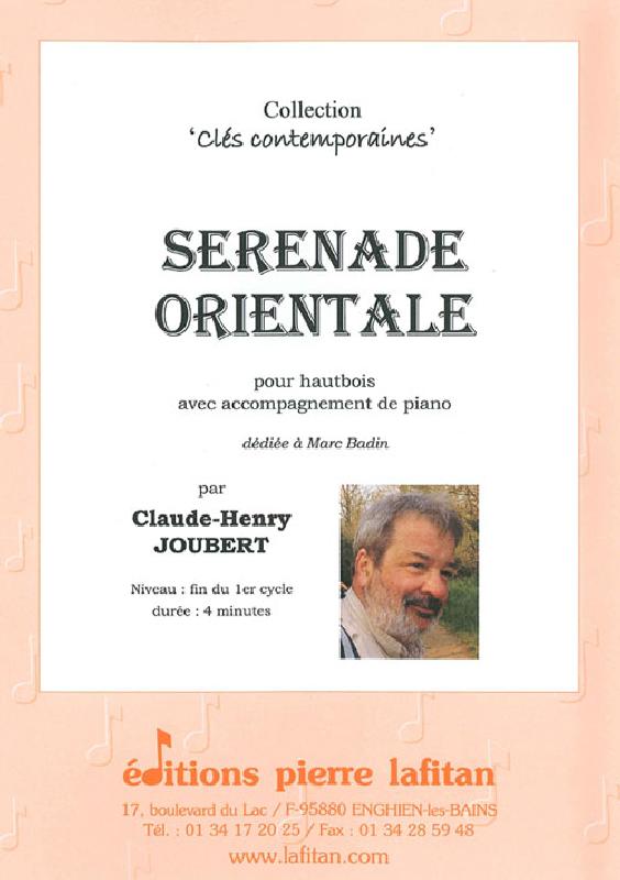 LAFITAN JOUBERT CLAUDE-HENRY - SERENADE ORIENTALE - HAUTBOIS ET PIANO