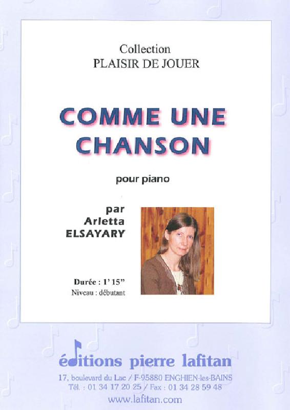 ELSAYARY ARLETTA - COMME UNE CHANSON - PIANO
