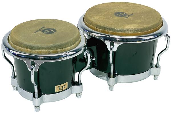 LP LATIN PERCUSSION LP200XF-BK - BONGOS FIBRE DE VERRE - NOIR