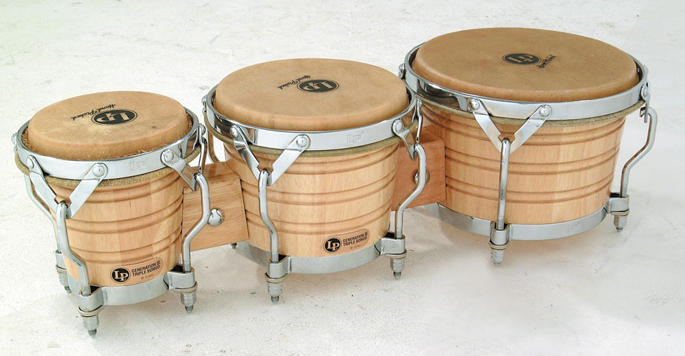 LATIN PERCUSSION LP202-AW - BONGOS GENERATION III TRIPLE