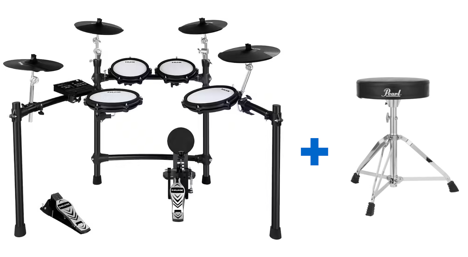 NUX DM-310 MESH KIT + Banqueta para batería D-50 gratis