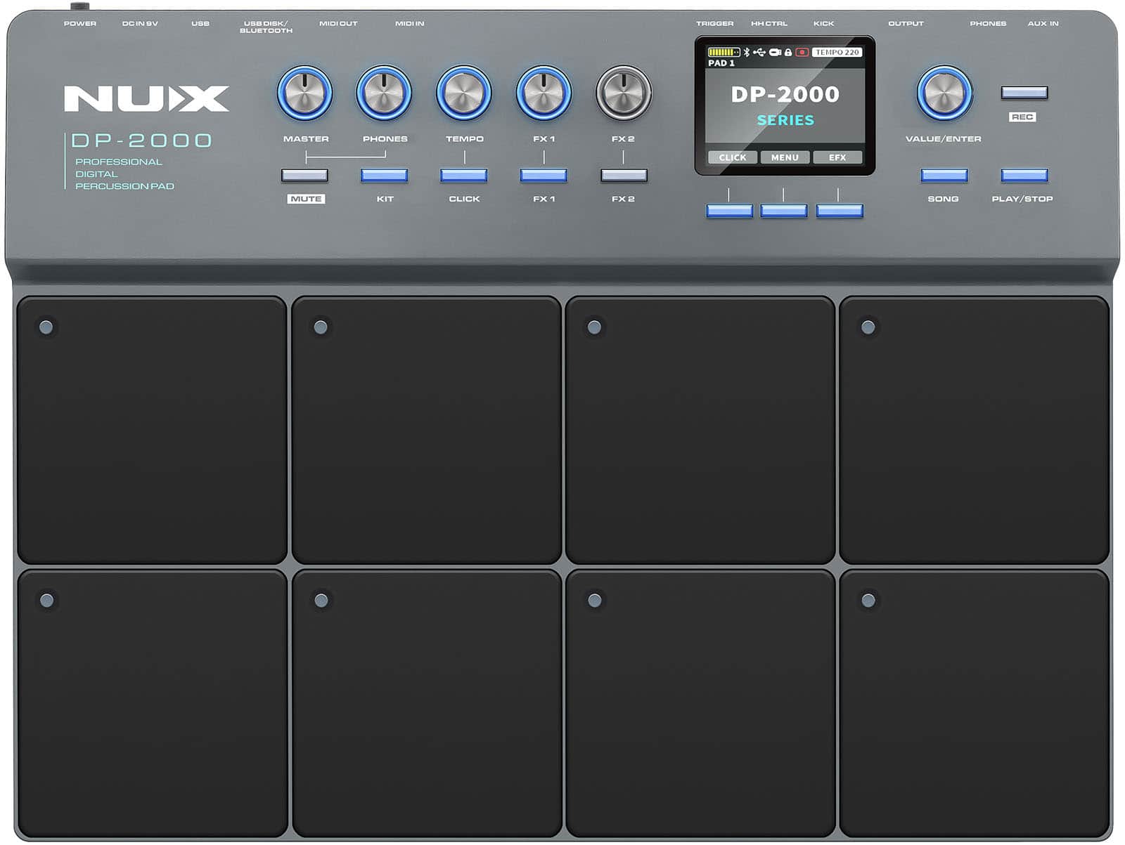 NUX MULTI-PAD ELECTRONIQUE DP-2000