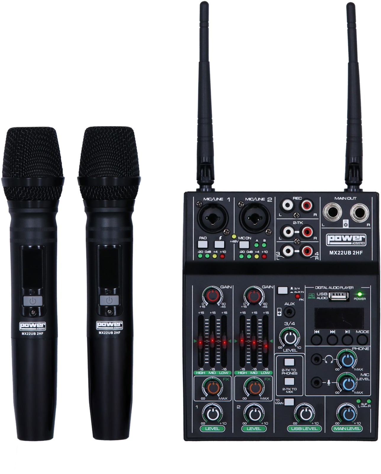 POWER ACOUSTICS ACCESSOIRES Mx 22 Ub 2Hf