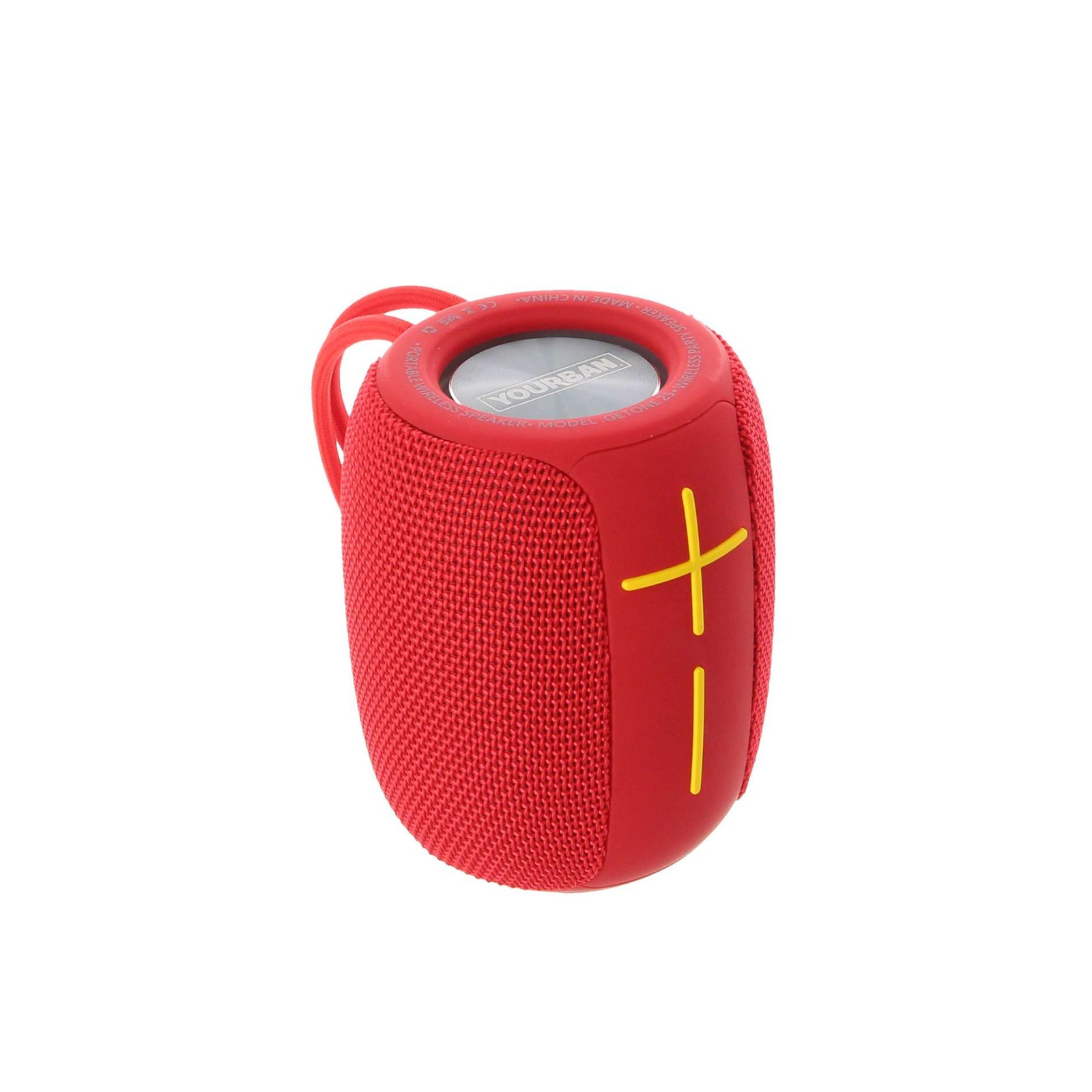 YOURBAN GETONE 25 RED - ENCEINTE NOMADE BLUETOOTH COMPACTE ROUGE 