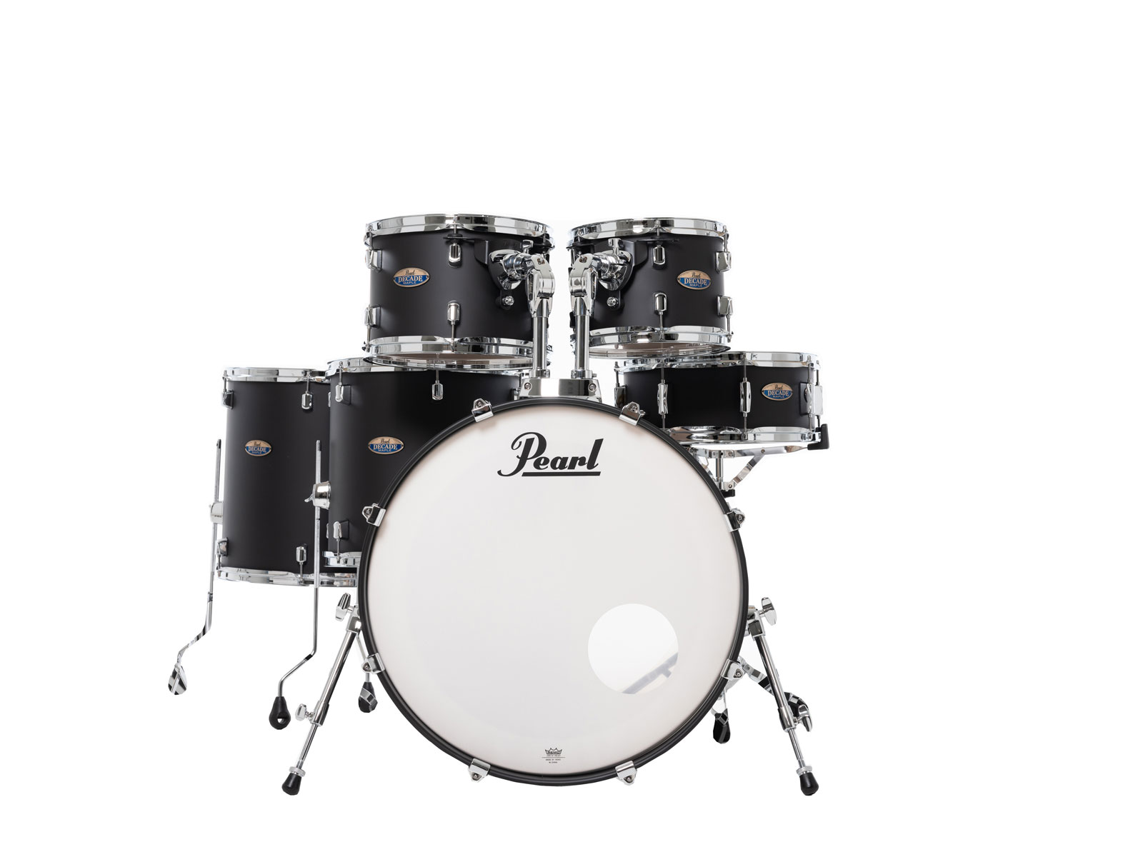 PEARL DRUMS DECADE MAPLE HYPER ROCK 22 SATIN SLATE BLACK 