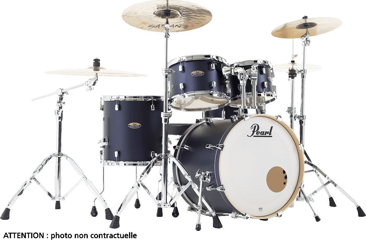 PEARL DRUMS DECADE MAPLE FUSION 20 ULTRAMARINE VELVET BATTERY