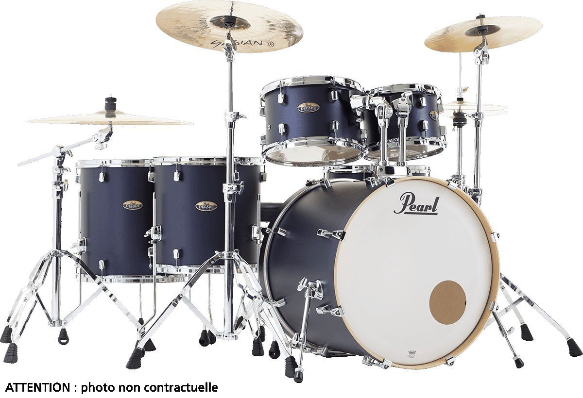 PEARL DRUMS DECADE MAPLE ROCK SUDIO 22 ULTRAMARINE VELVET