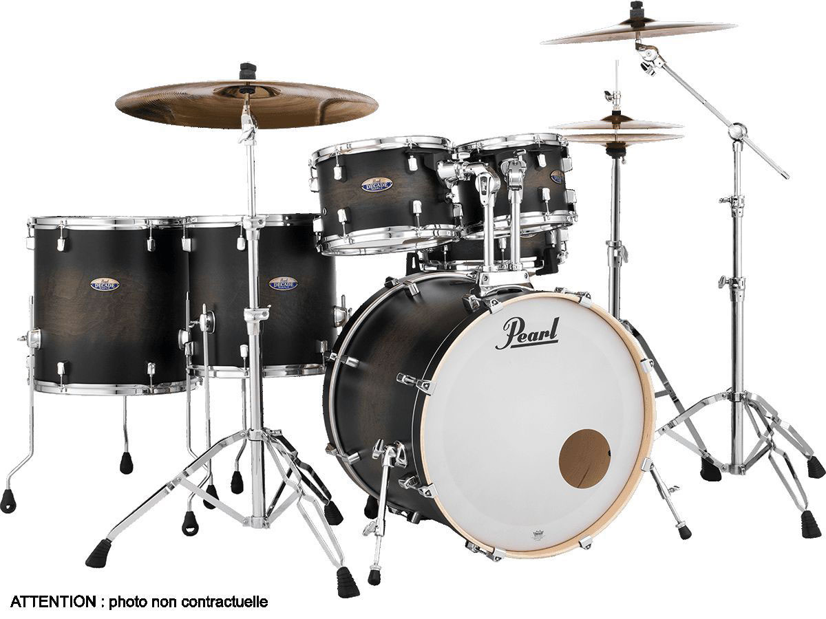 PEARL DRUMS Decade Maple Studio 22 Satin Black Burst