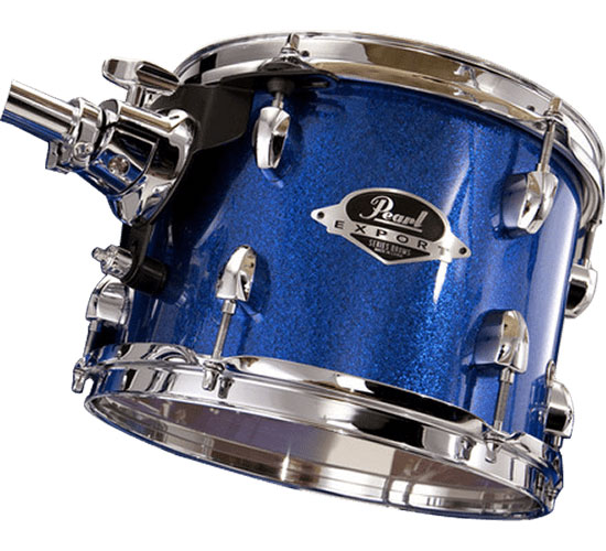 PEARL DRUMS EXPORT TOM 12X8 HIGH VOLTAGE BLUE
