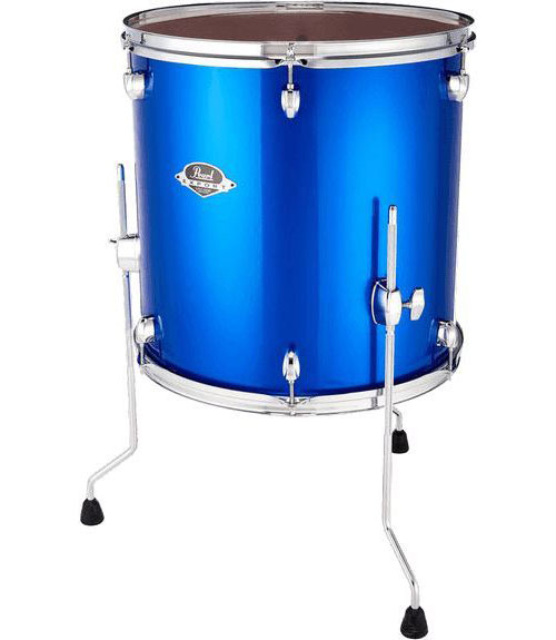 PEARL DRUMS EXPORT FLOOR TOMS 16X16 HIGH VOLTAGE BLUE