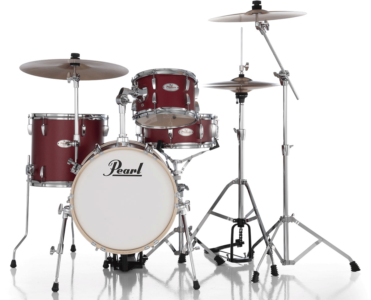 PEARL DRUMS MIDTOWN 16 MATTE RED + PACK HARDWARE HWP-50S