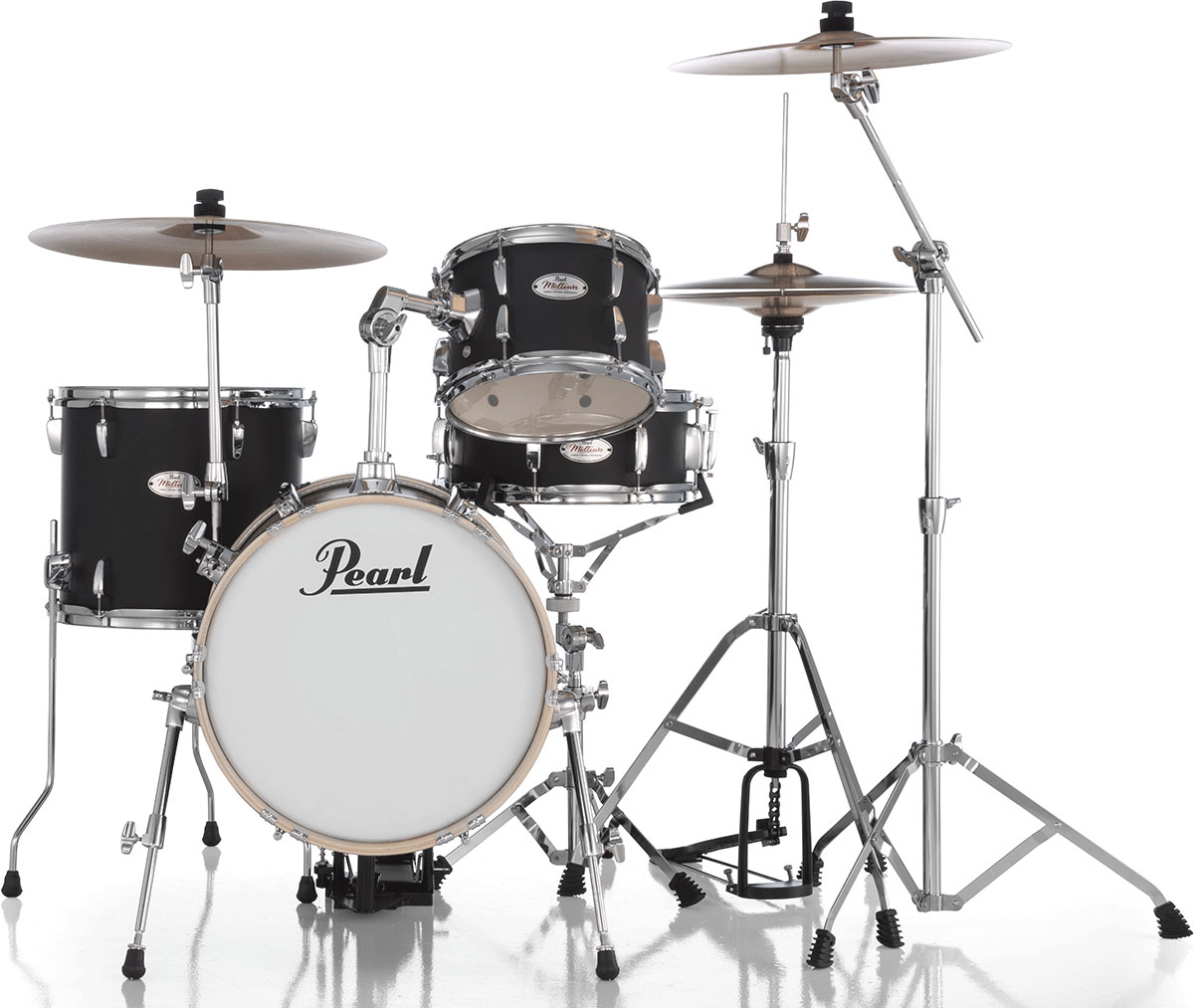 PEARL DRUMS MIDTOWN 16 MATTE BLACK + HWP-50S HARDWARE