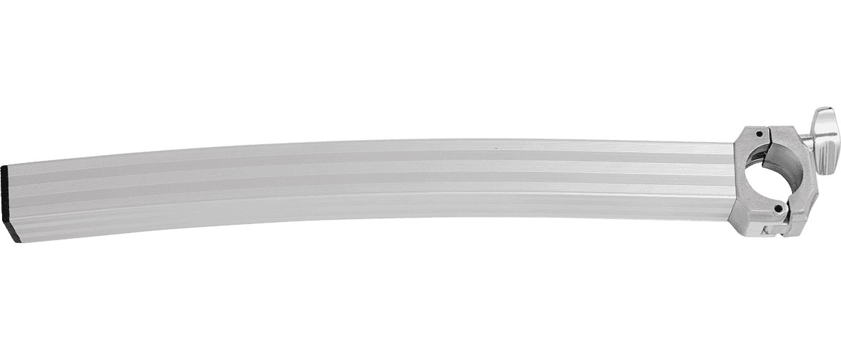 PEARL DRUMS HARDWARE AL-86AC - ICON SHORT CURVED RACK RAIL W/CLAMP - B Stock