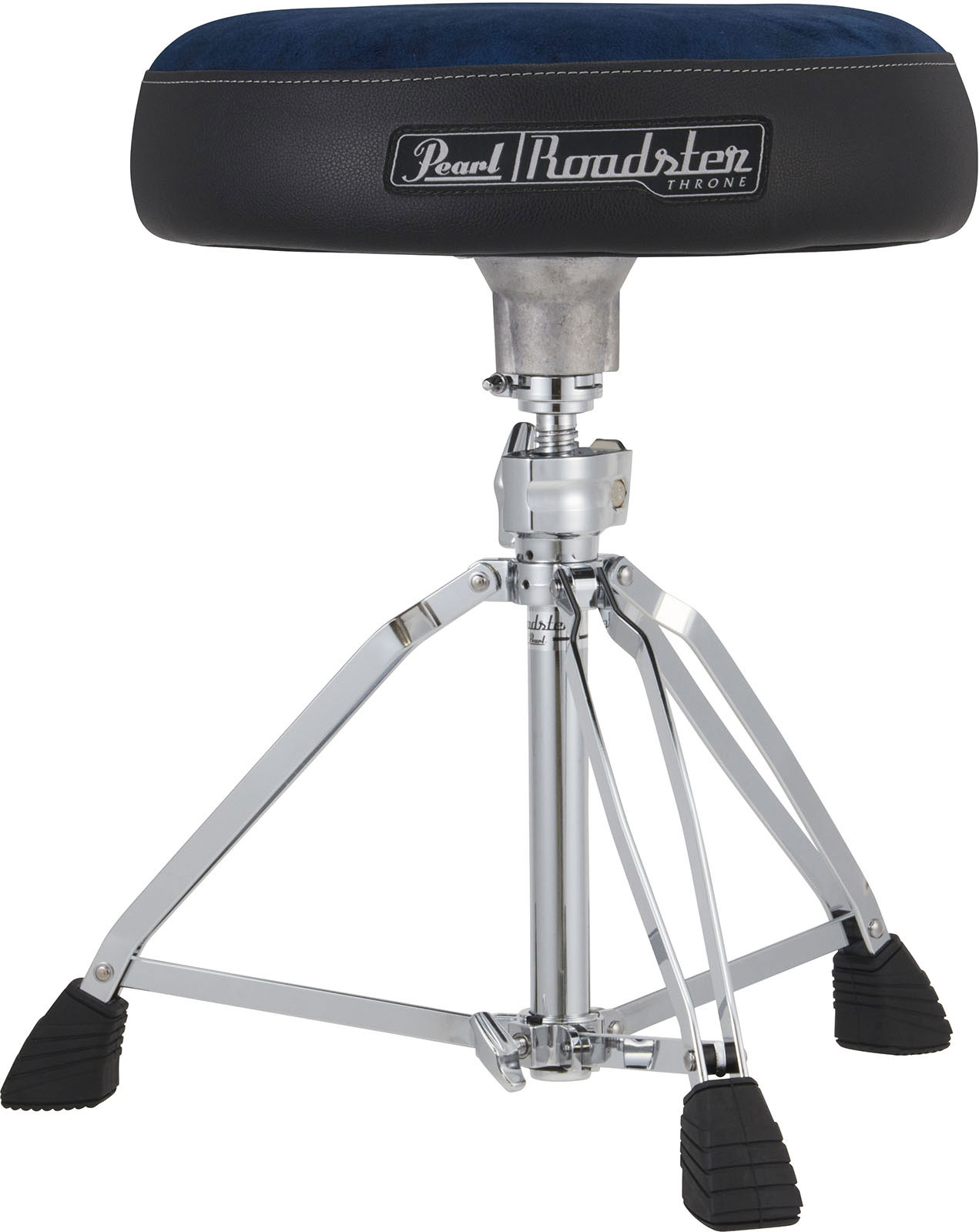 PEARL DRUMS HARDWARE D-1500BLST Roadster drum throne (blue cloth top)