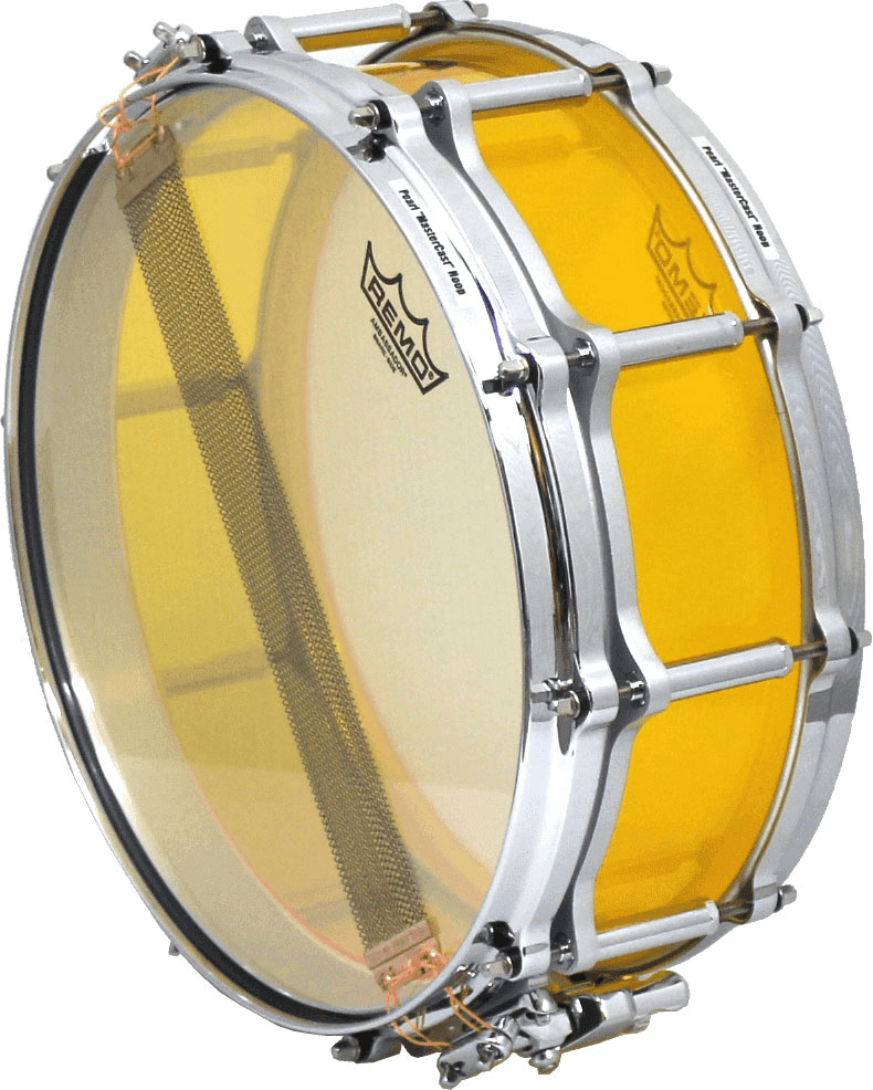 PEARL DRUMS CRB1450SC-732 - FREE FLOATING CRYSTAL BEAT 14x5 TANGERINE GLASS