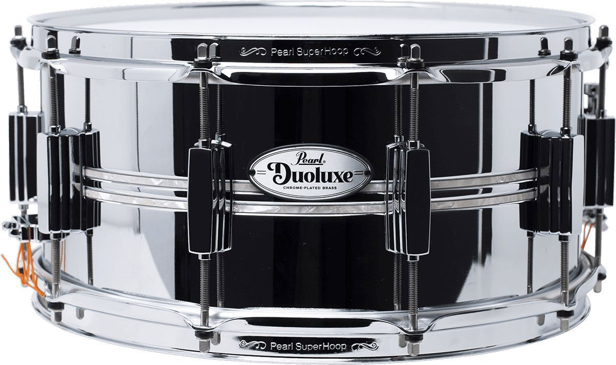 PEARL DRUMS SENSITONE DUOLUXE 14X6.5 CHROME / BRASS