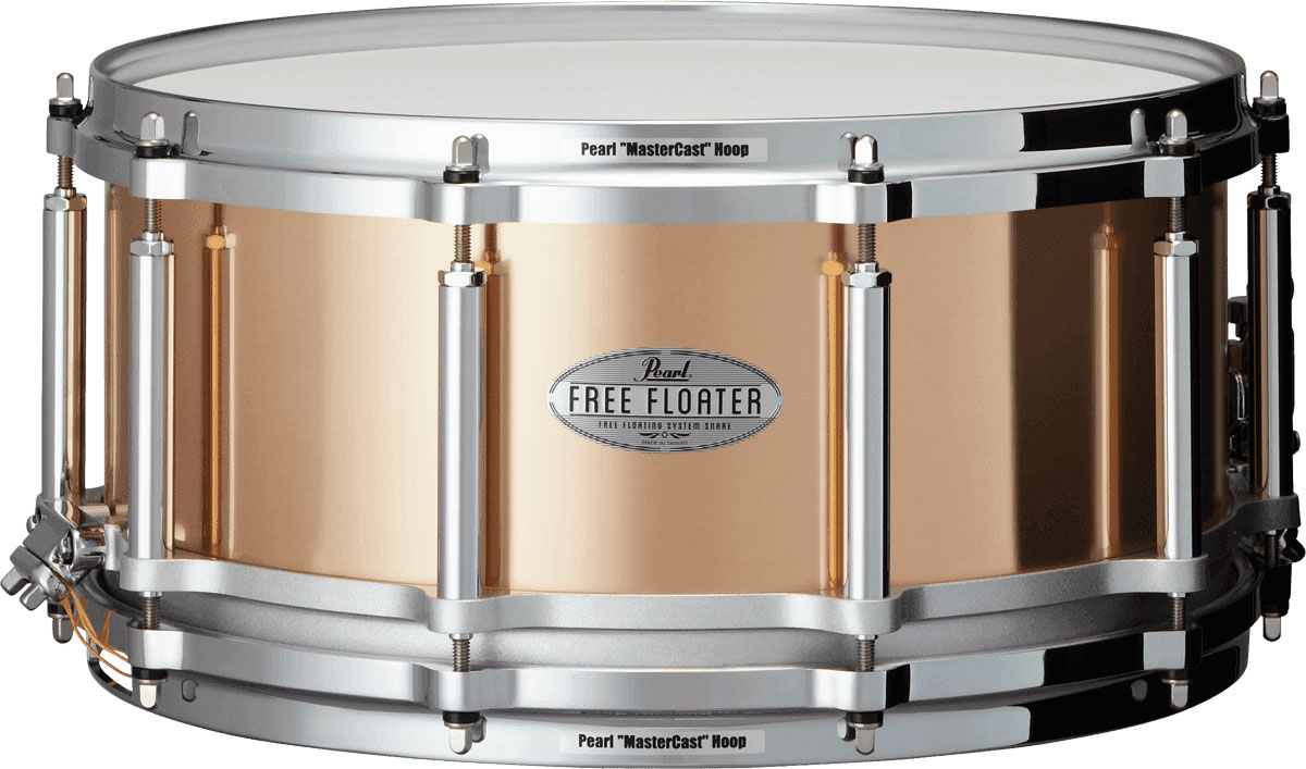 PEARL DRUMS FREE FLOATING TASK SPECIFIC 14X6.5 BRONZE
