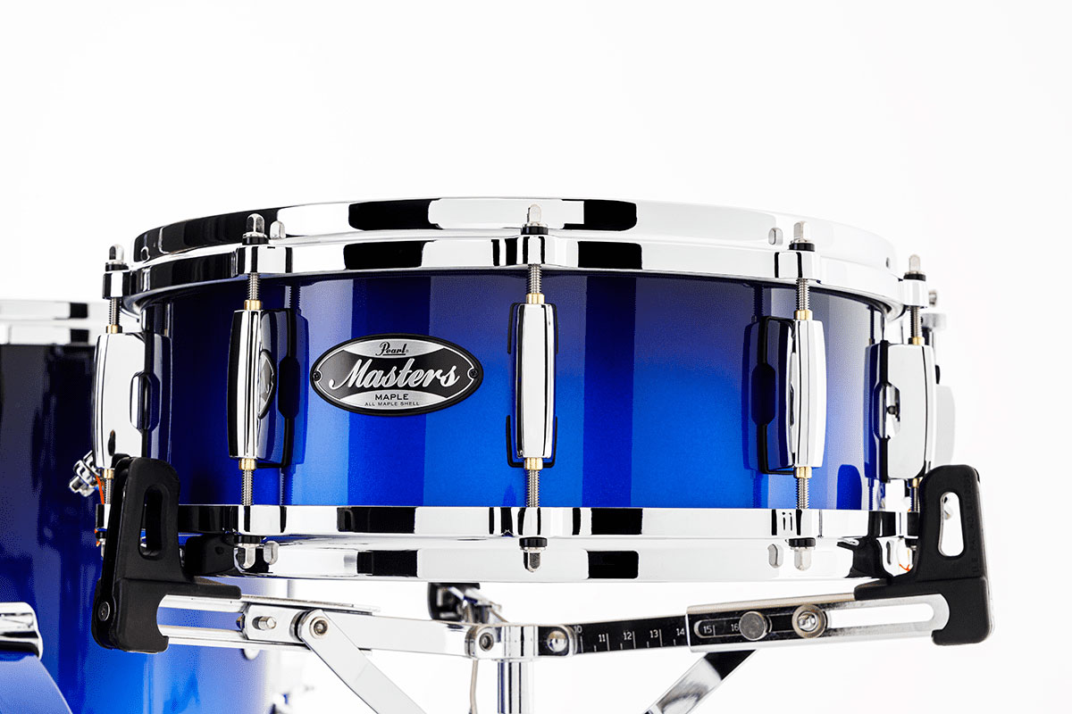 PEARL DRUMS MASTERS MAPLE 14X5 KOBALT BLUE FADE METALLIC