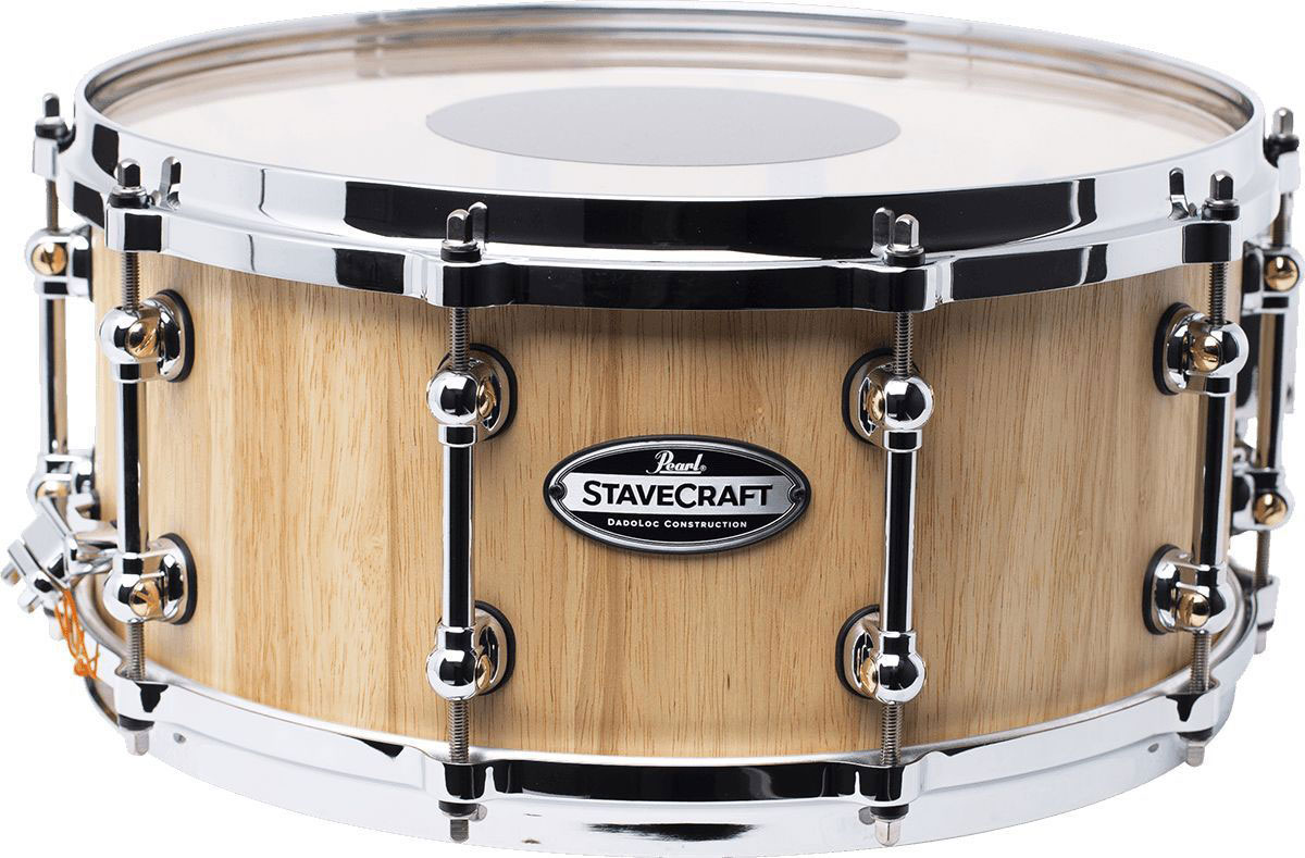PEARL DRUMS STAVE CRAFT 14X6.5 THAI OAK