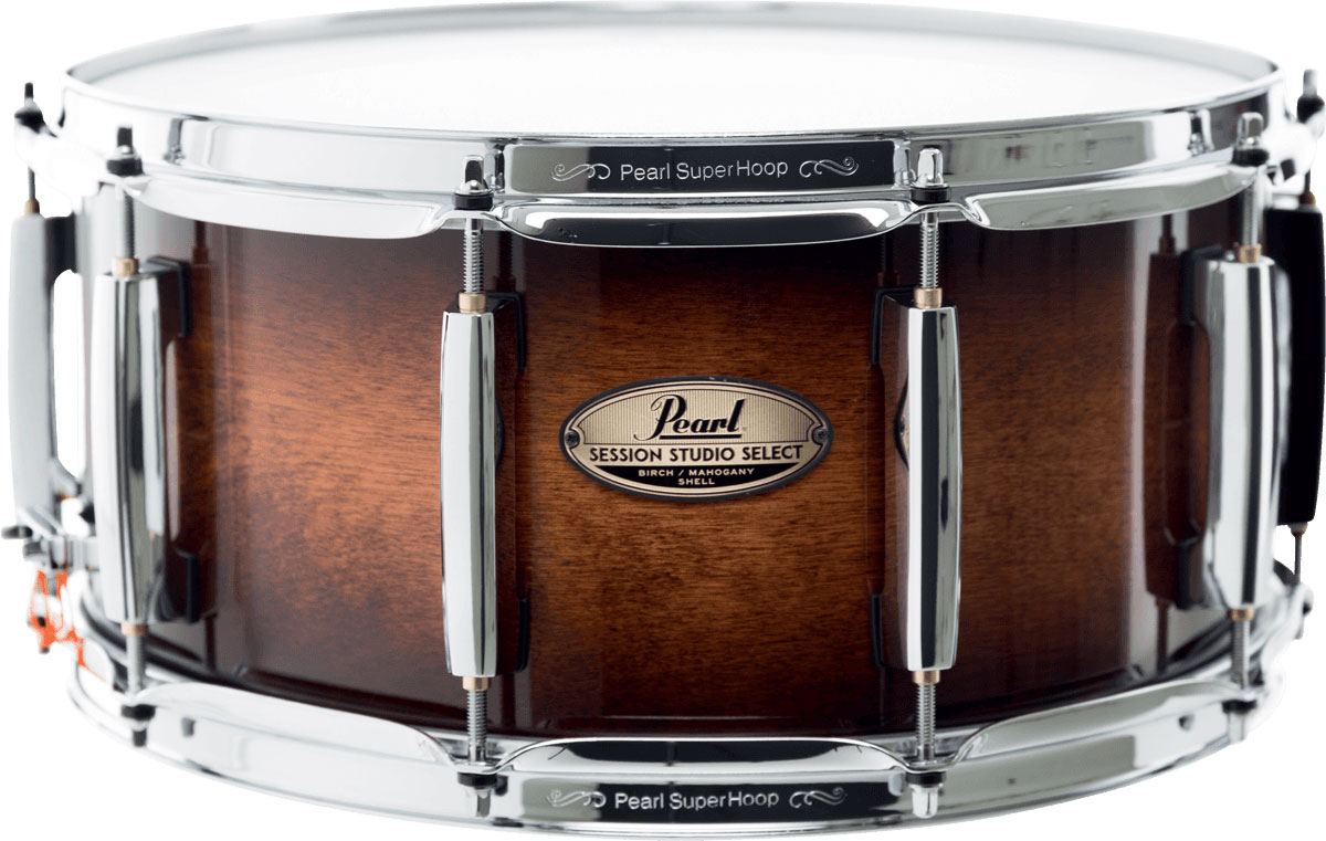 PEARL DRUMS SESSION STUDIO SELECT 14X6.5 GLOSS BARNWOOD BROWN