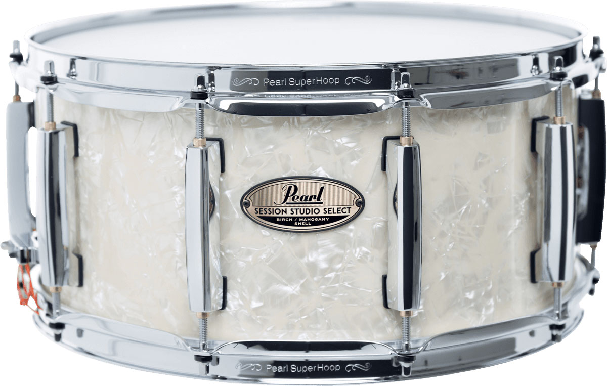 PEARL DRUMS SESSION STUDIO SELECT 14X6.5 NICOTINE WHITE MARINE PEARL
