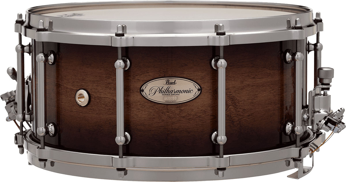 PEARL DRUMS PHILHARMONIC 14X6,5 GLOSS BARNWOOD BROWN