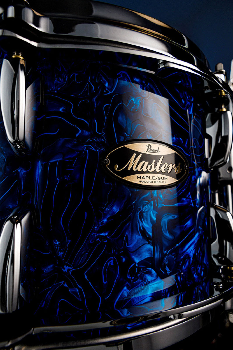 PEARL DRUMS MASTERS MAPLE GUM STAGE 22 GYROLOCK-L BLUE ABALONE