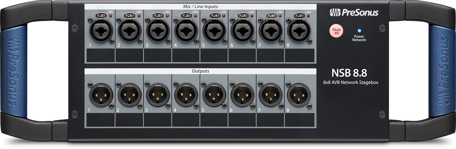 PRESONUS NSB 8.8 - Boitier De Scne 8X8 Pour Réseau Ravb