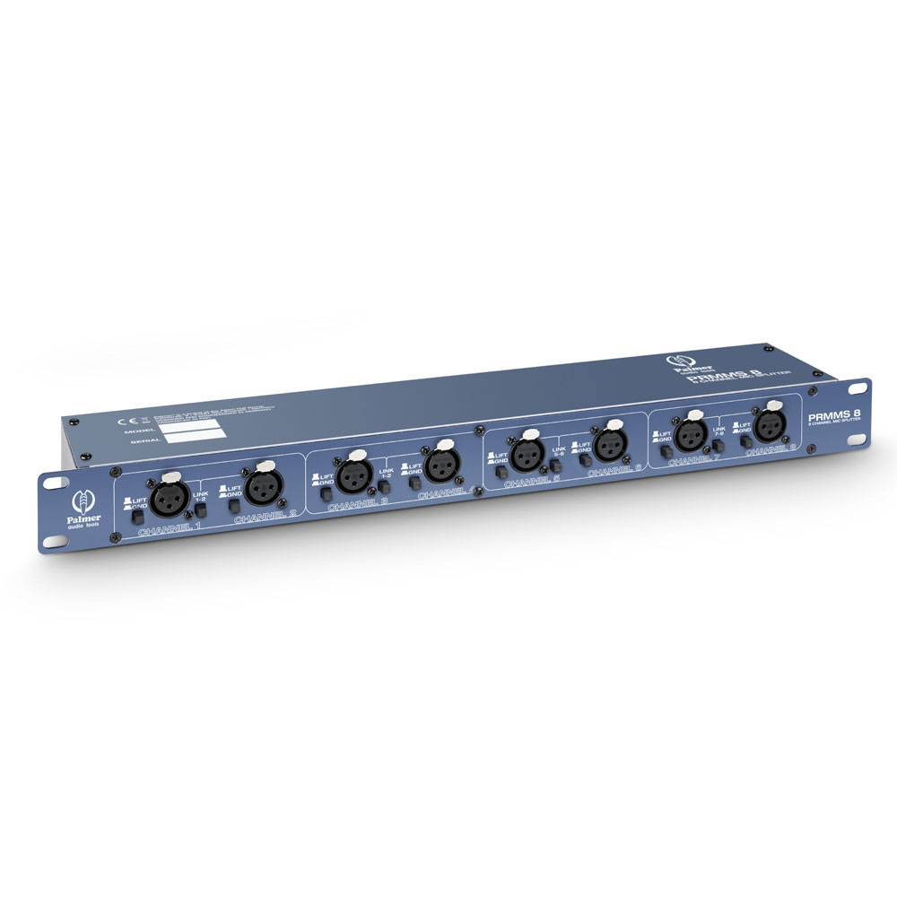 PALMER PRMMS8 PRO - 8-KANAALS MICROFOONSCHEIDER