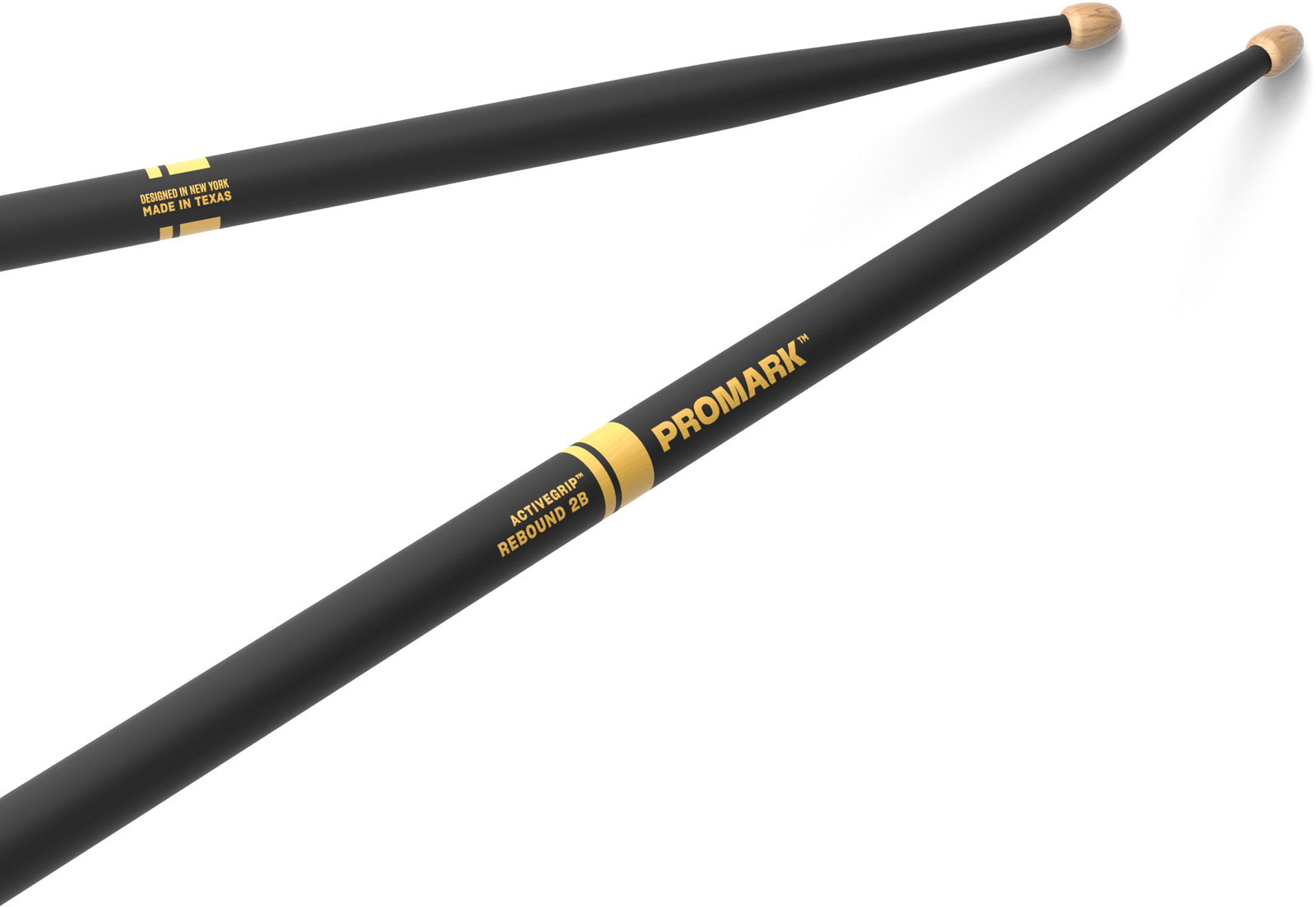 PRO MARK R2BAG - Rebound 2B ActiveGrip Hickory Drumstick, Acorn Wood Tip