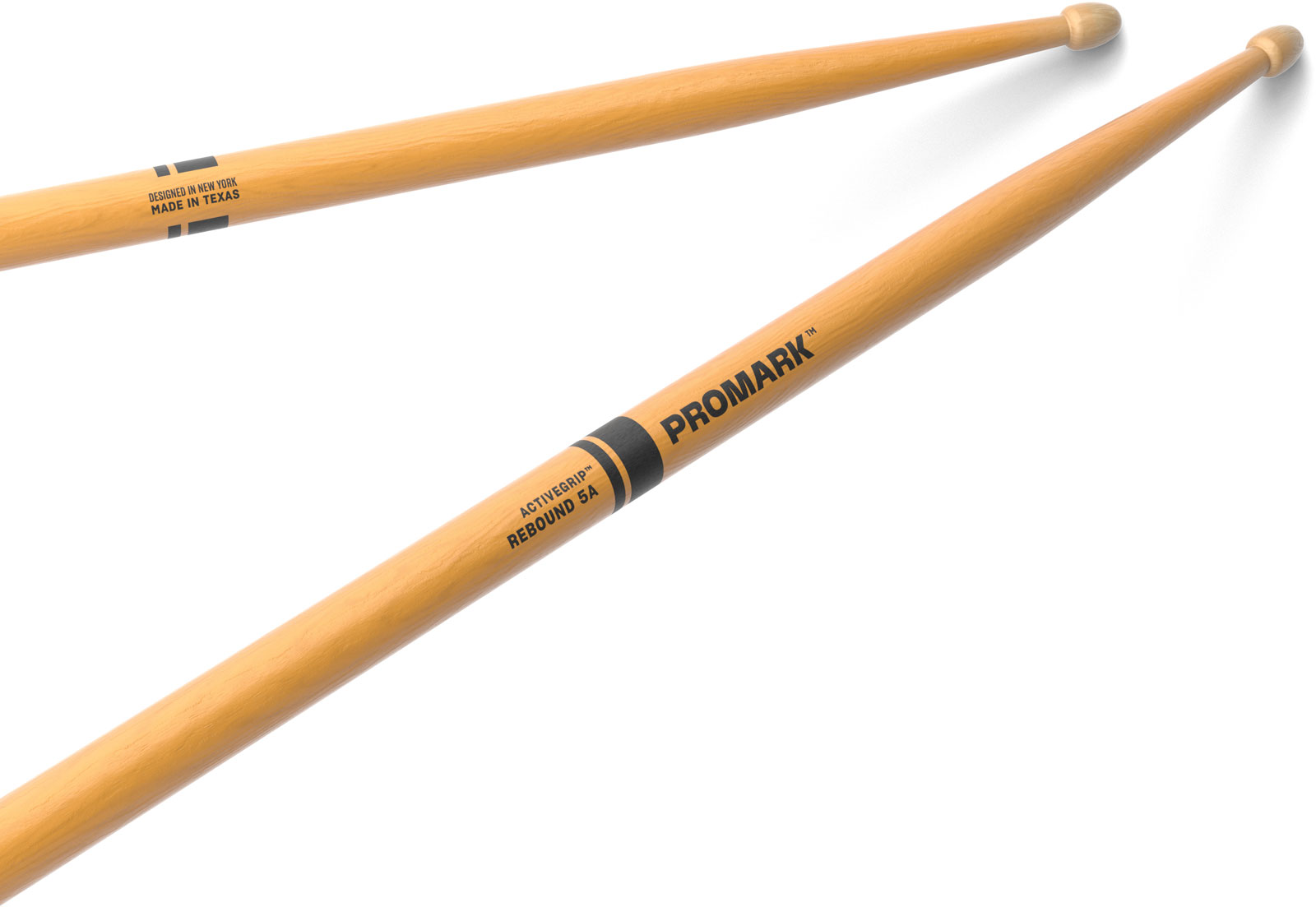 PRO MARK REBOUND 5A ACTIVEGRIP CLEAR HICKORY - ACORN WOOD TIP