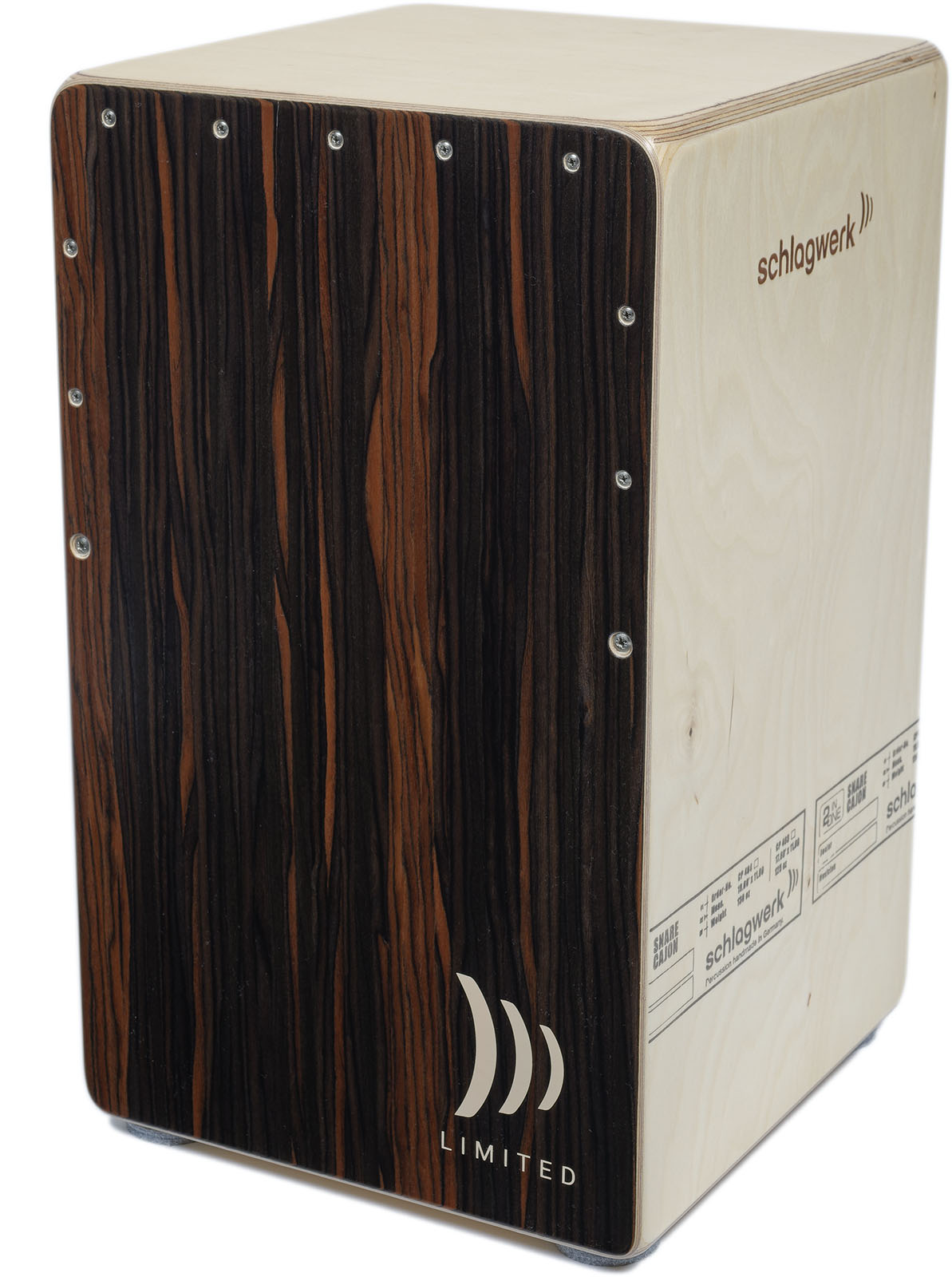 SCHLAGWERK CAJON 2INONE STRAIGHT EBONY PSC CPS2ONE-1