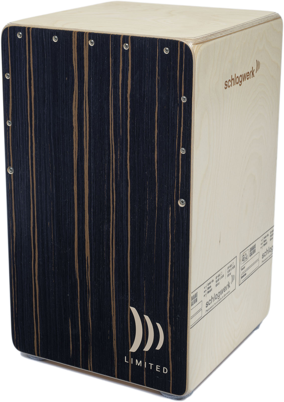 SCHLAGWERK CAJON 2INONE EBONY LINES PSC CPS2ONE-5