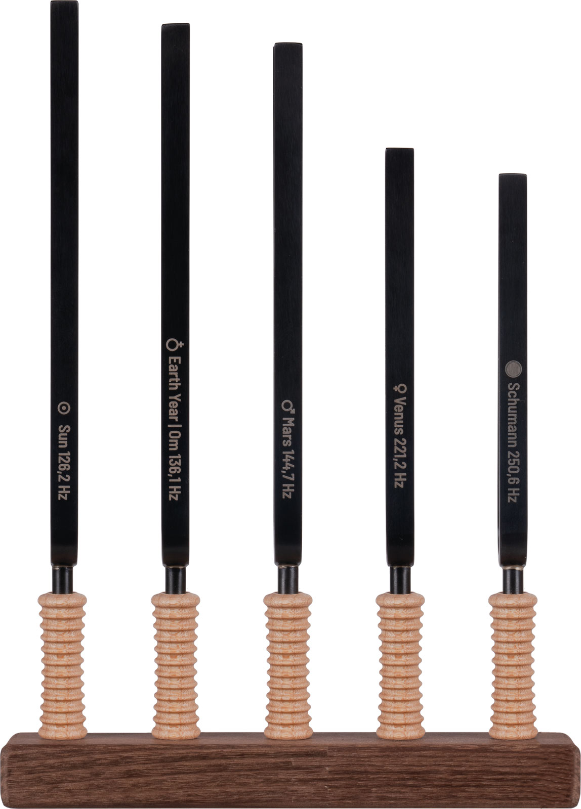 SCHLAGWERK STF-PL5 - Set 5 Tuning Forks Planetary Essential tuning
