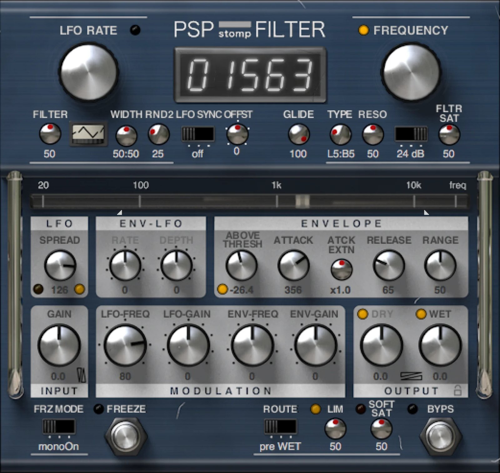 PSP AUDIOWARE Stompfilter