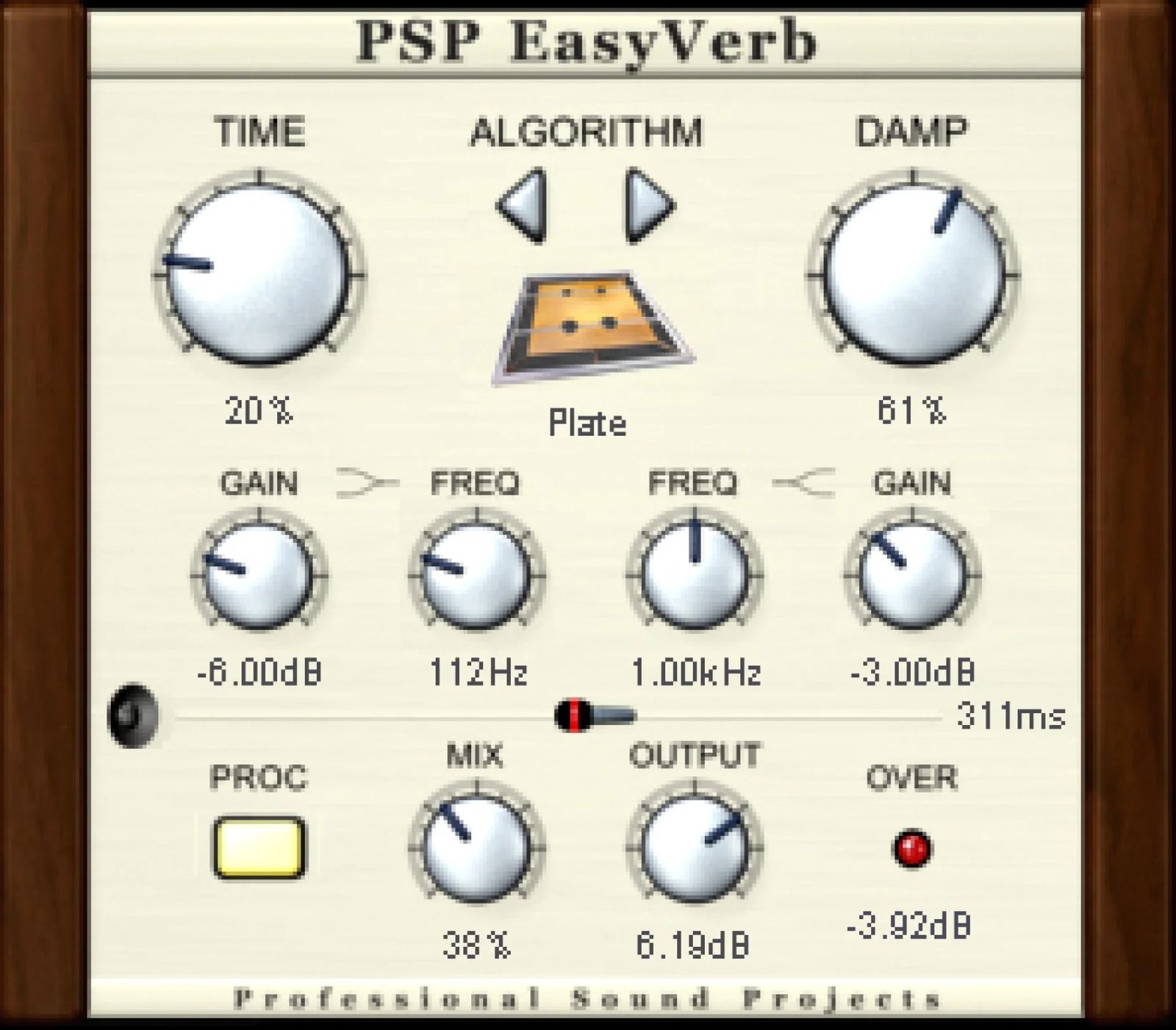 PSP AUDIOWARE Easyverb