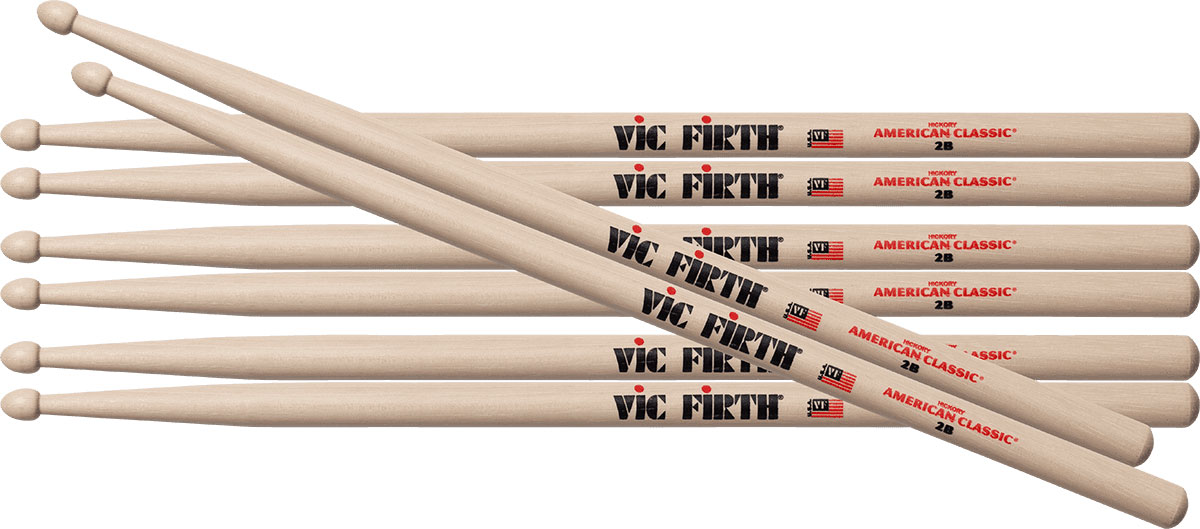 VIC FIRTH P2B.3-P2B.1 Pack 3X2B + 1X2B Offerte