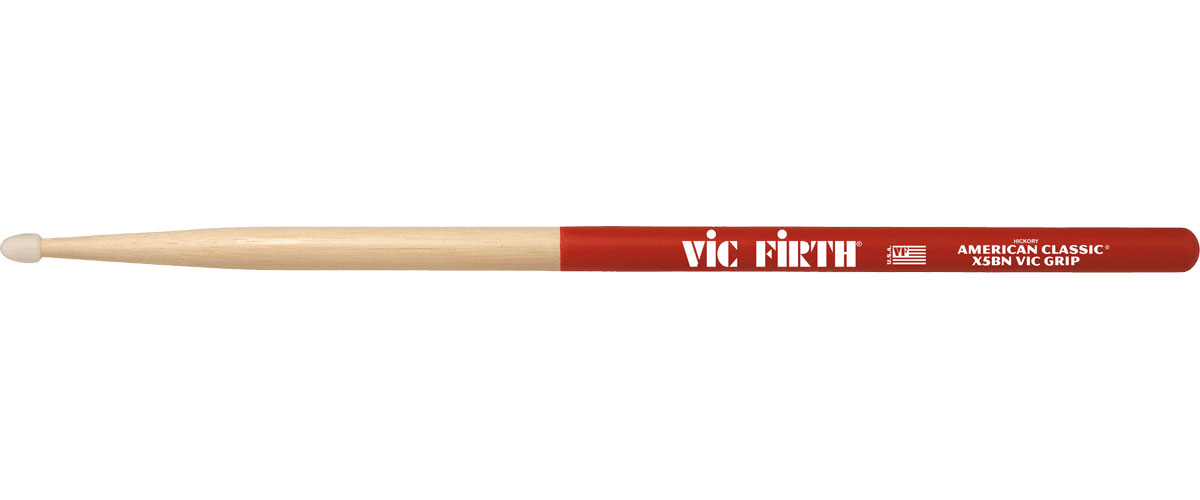 VIC FIRTH AMERICAN CLASSIC GRIP OLIVES NYLON EXTREM 5B - X5BNVG
